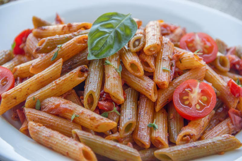 Penne Arrabbiata spicy tomato pasta
